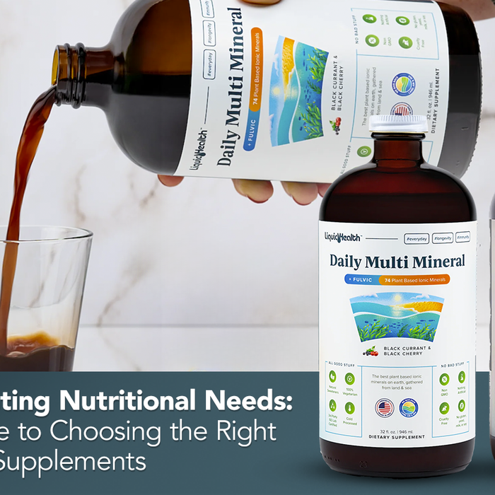 Navigating Nutritional Needs: A Guide to Choosing the Right Liquid Supplements