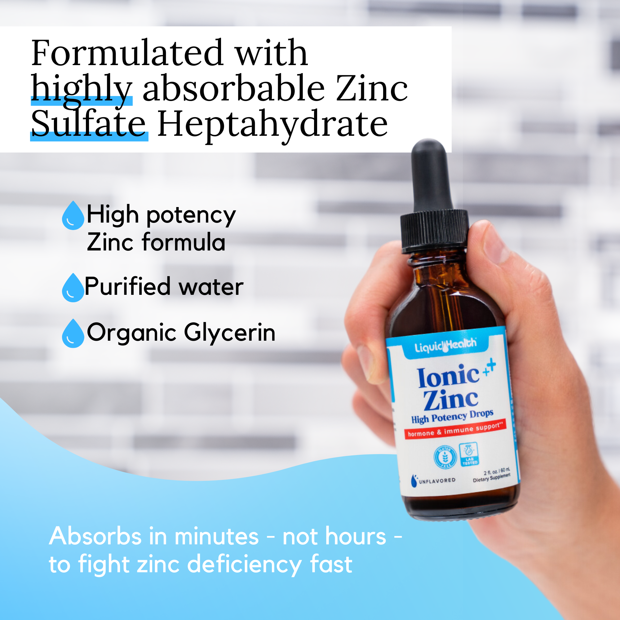 Liquid Health Ionic Zinc benefits