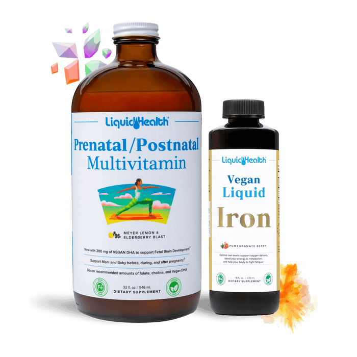 Vegan Prenatal/Postnatal Baby Booster Bundle