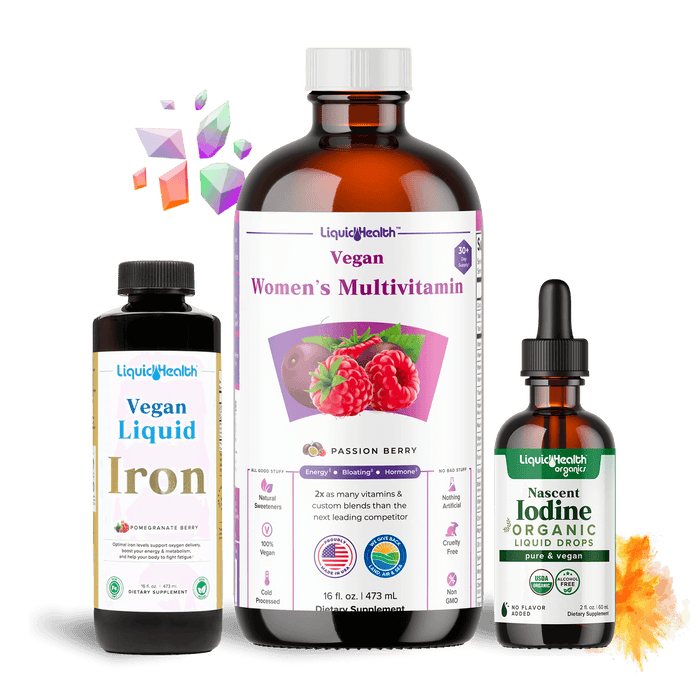 Vegan Women's Liquid Iron Bundle
