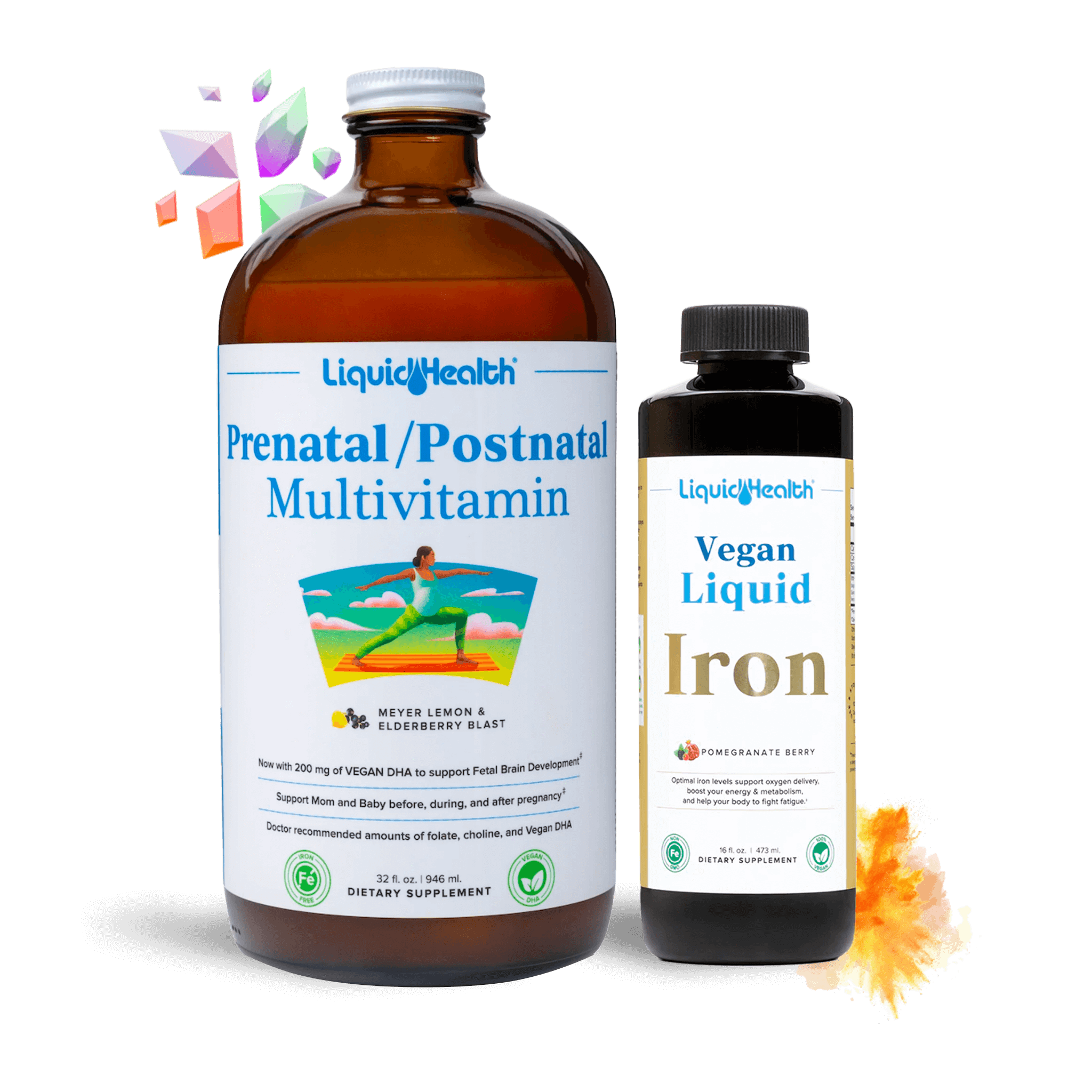 Vegan Liquid Prenatal/ Postnatal Baby Booster Bundle