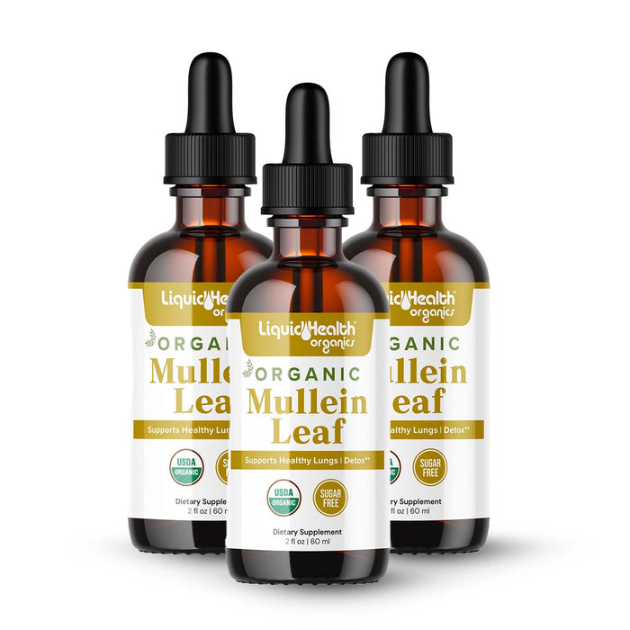 NEW! Organic Mullein Leaf Extract Drops (1000mg)