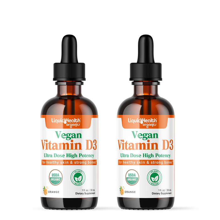 Organic Vegan Vitamin D3 - Liquid Health