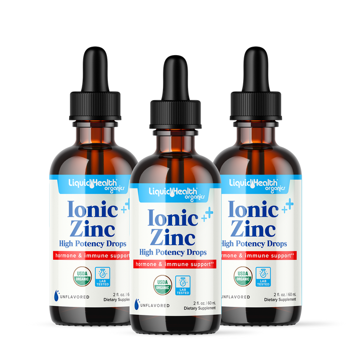 Organic Bariatric Liquid Ionic Zinc High Potency Drops - Liquid Health