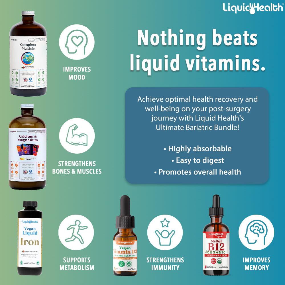 Ultimate Bariatric Liquid Vitamin Bundle - Nothing beats liquid vitamins