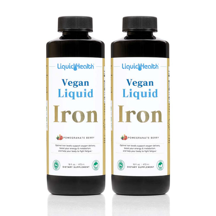 Vegan Liquid High Potency Iron Supplement - Liquid Health