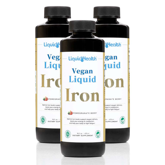 Vegan Liquid High Potency Iron Supplement