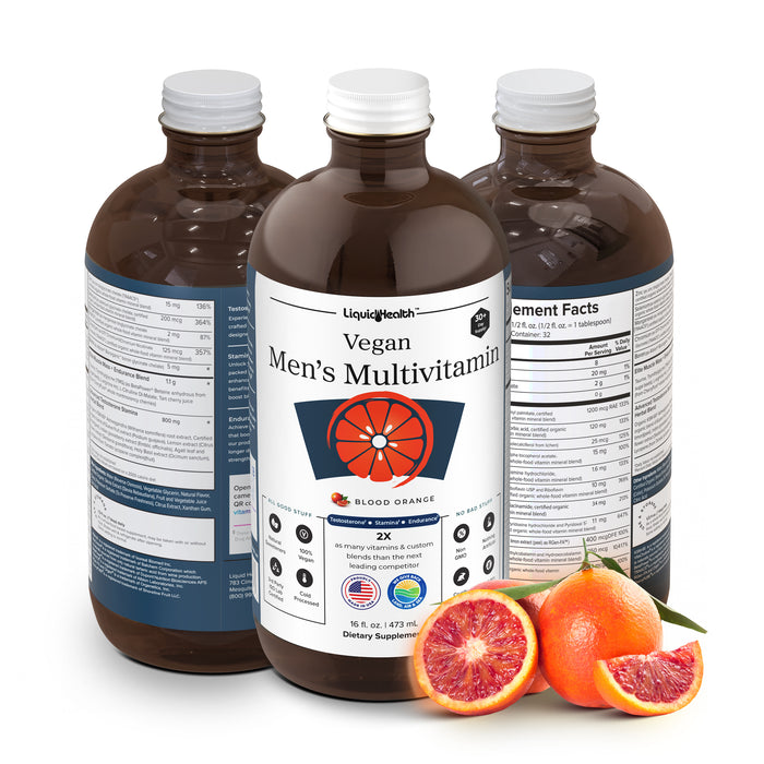Liquid Health Vegan Men Multivitamin 3 Bottles