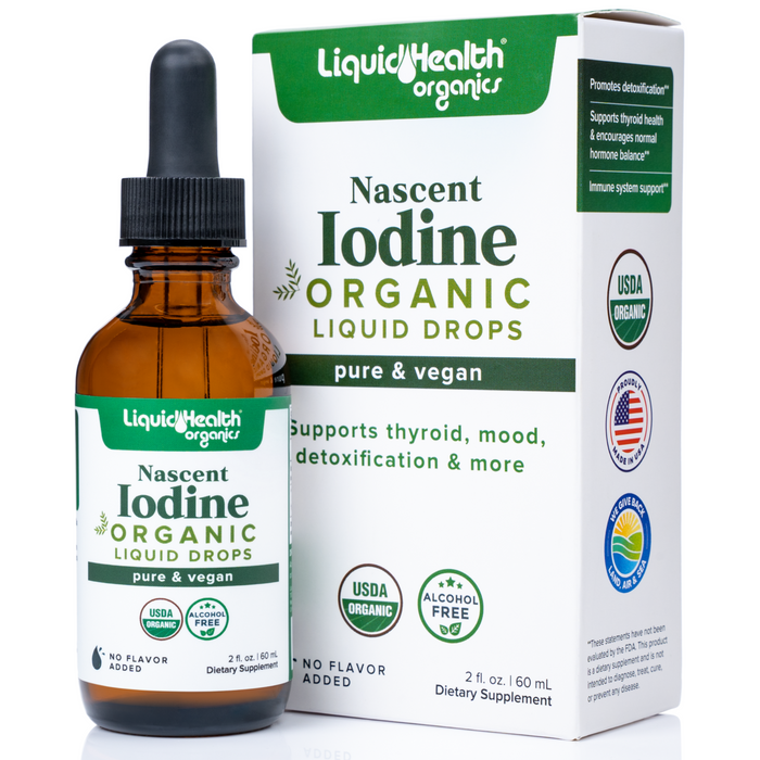 Liquid Health Organic Idone Bottle And Box