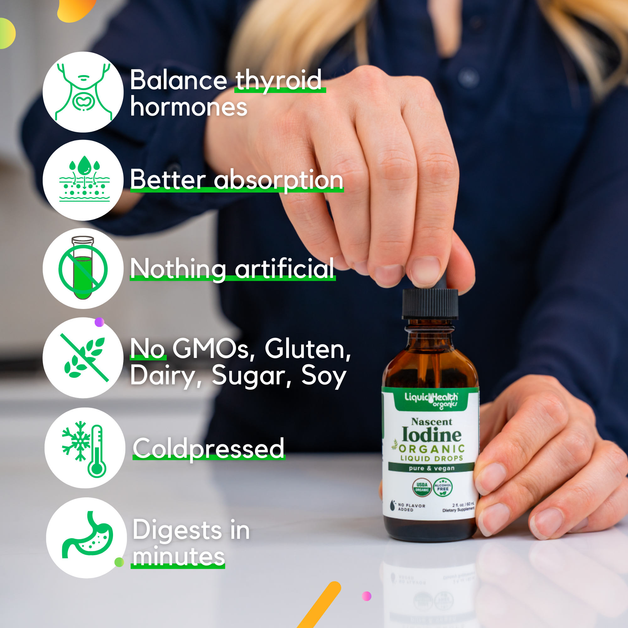 Liquid Health Organic Iodine Benefits