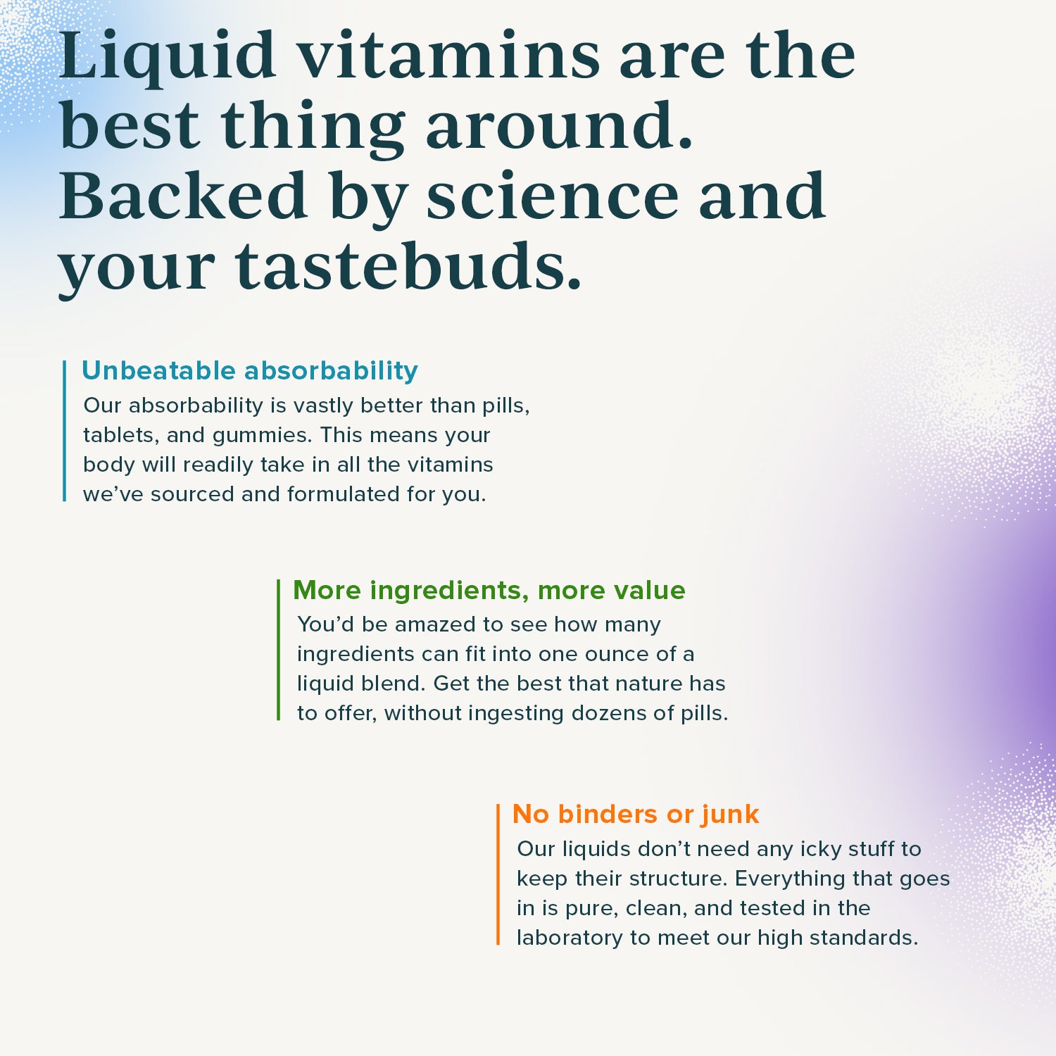 Science backed liquid vitamins benefits for kids