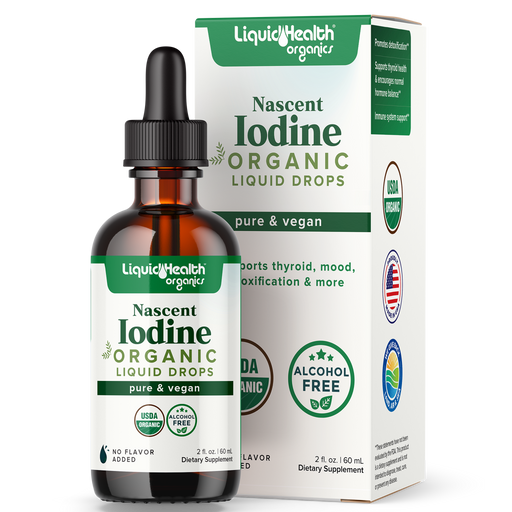 Liquid Health Iodine Box and bottle