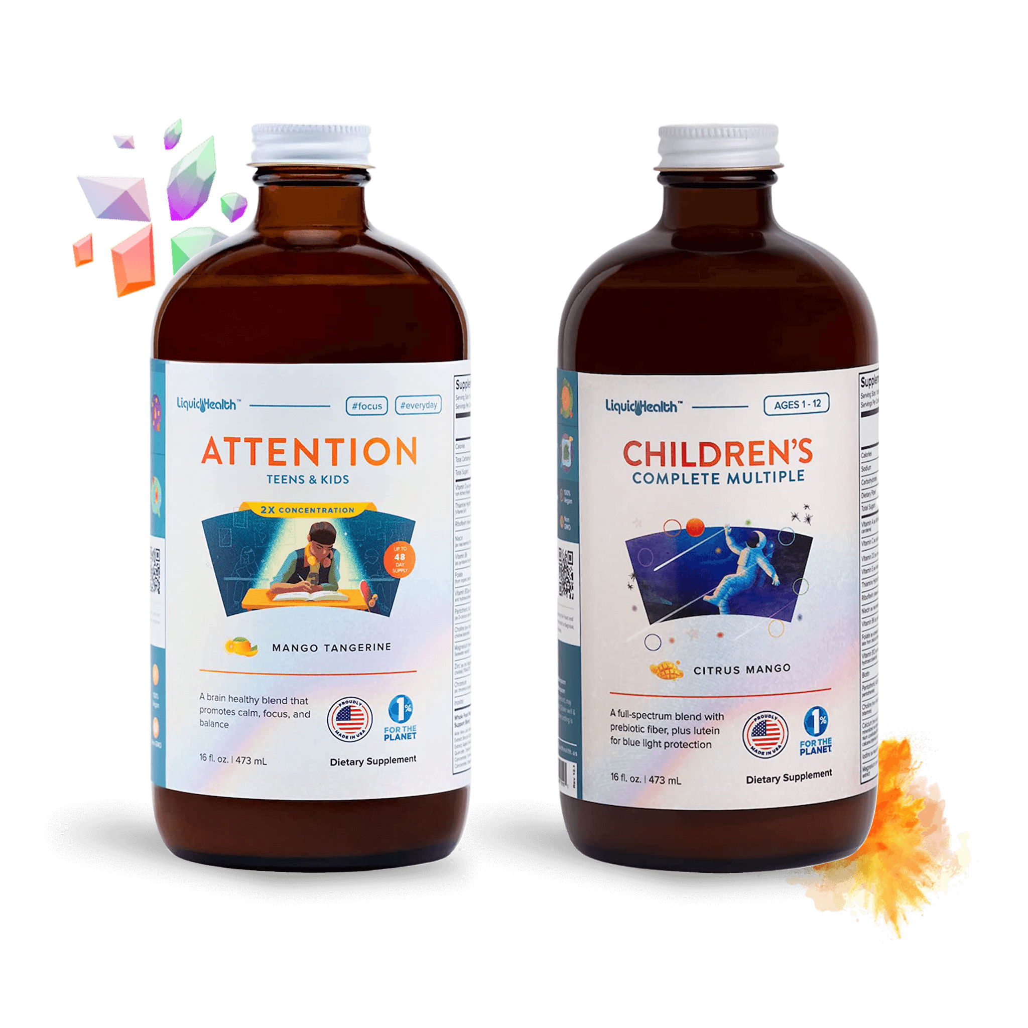 Children's Focus and Attention Vitamin Bundle