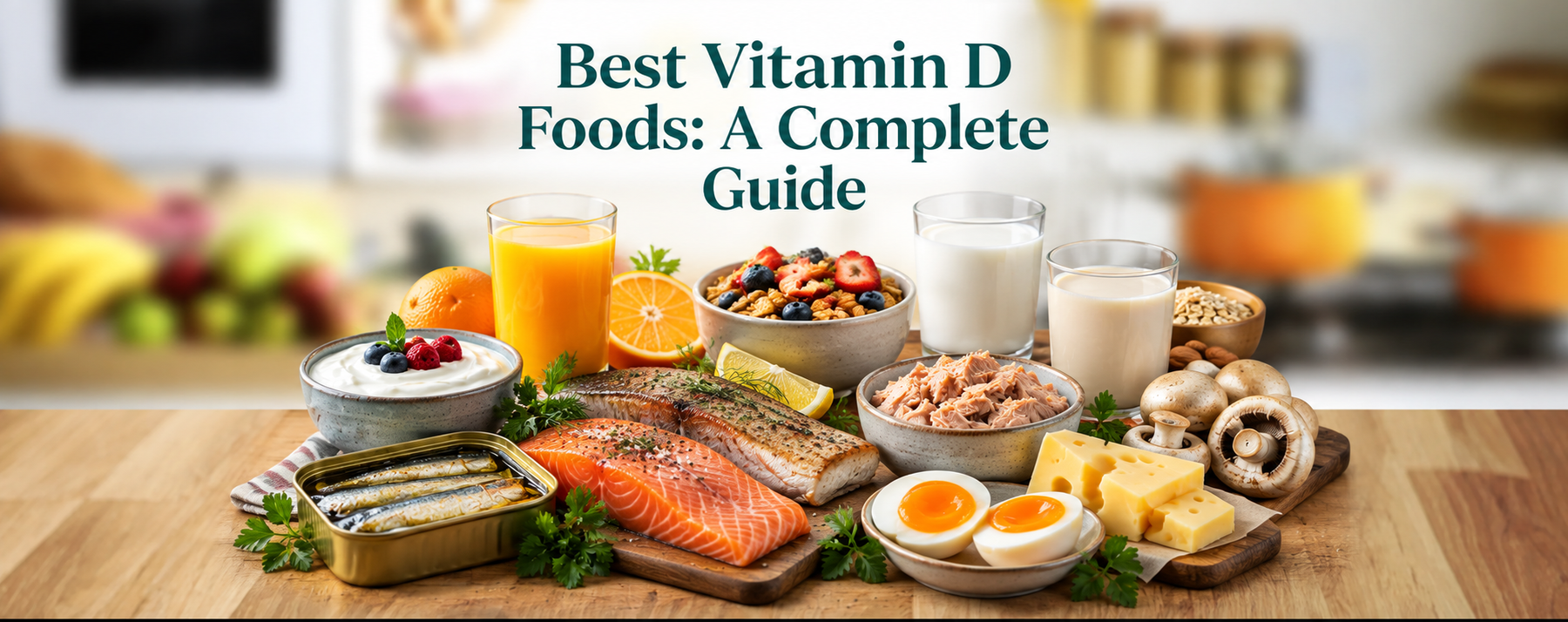 a complete guide to the best vitamin d foods