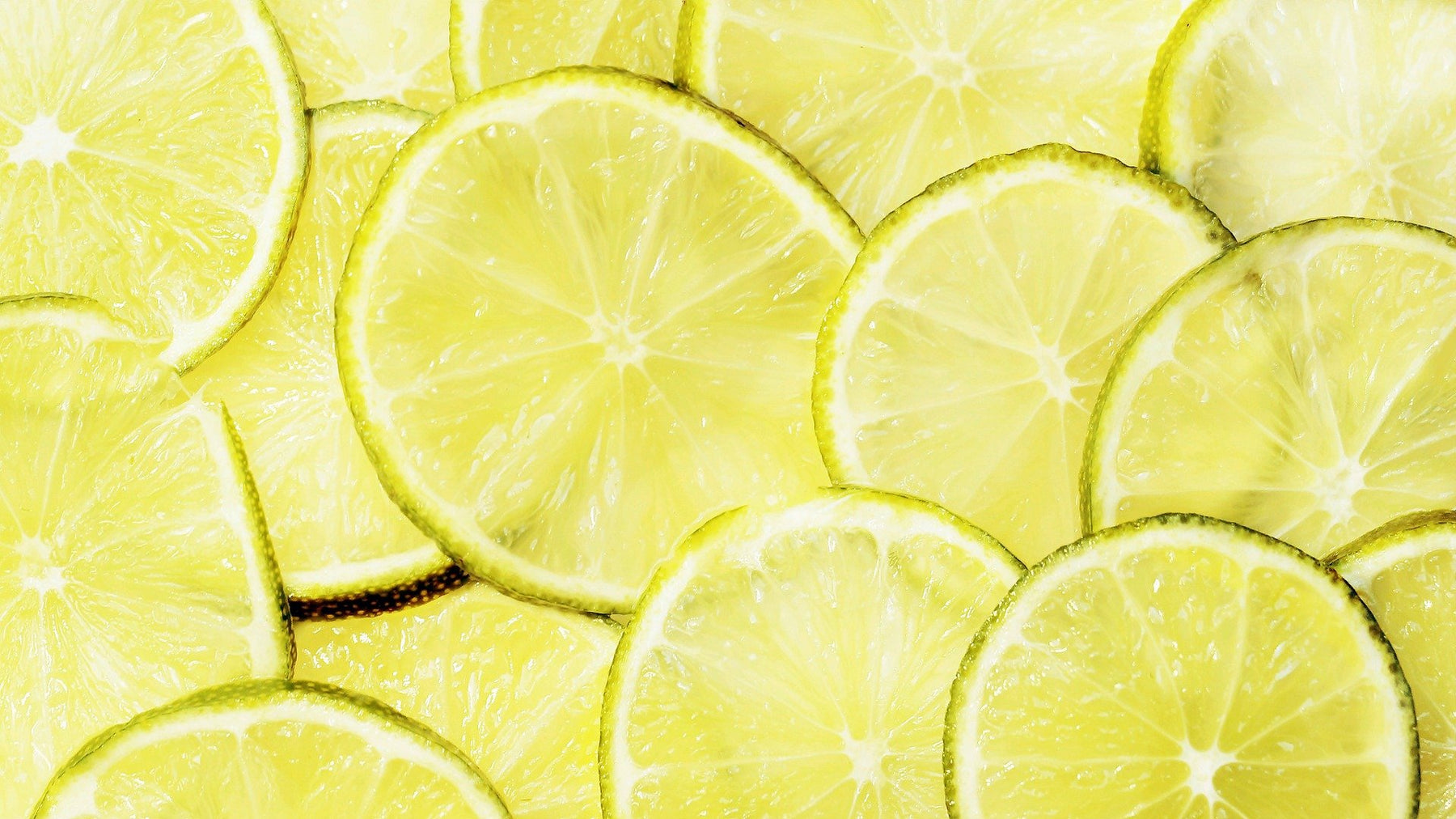 Slices of lime covering the whole image