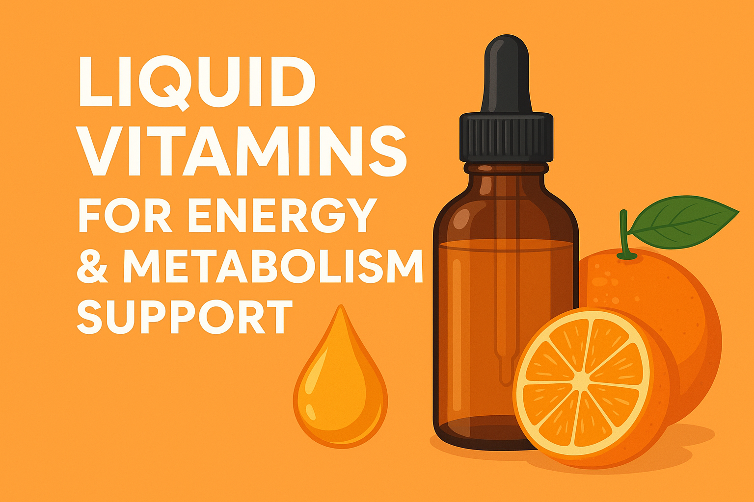 Liquid Vitamins for Energy & Metabolism Support