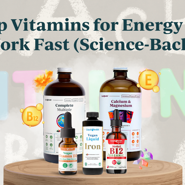 Top 10 Vitamins for Energy That Work Fast