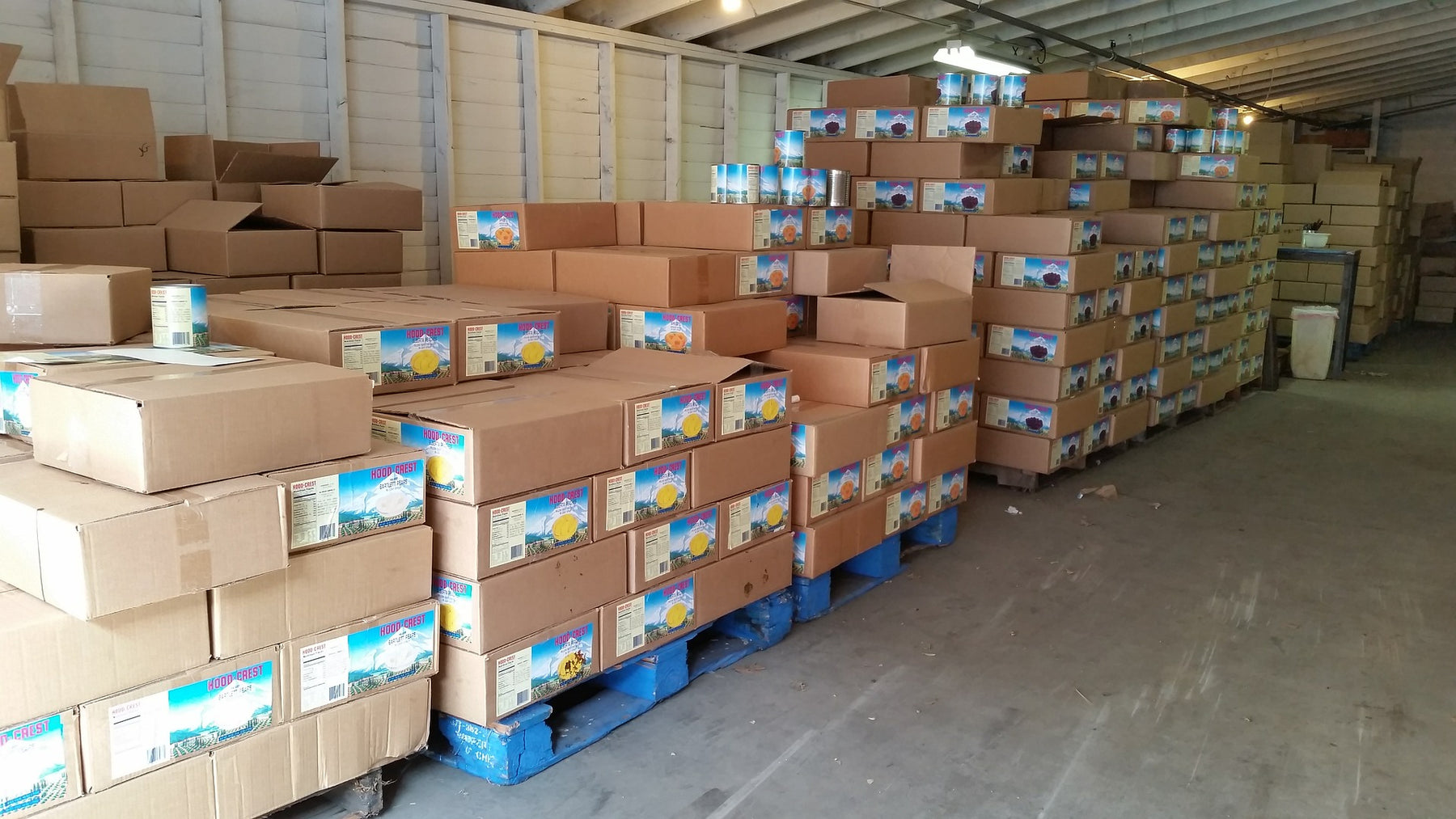 Packages ready in warehouse