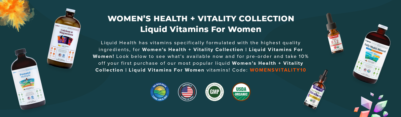 Women’s Health + Vitality Collection | Liquid Vitamins For Women