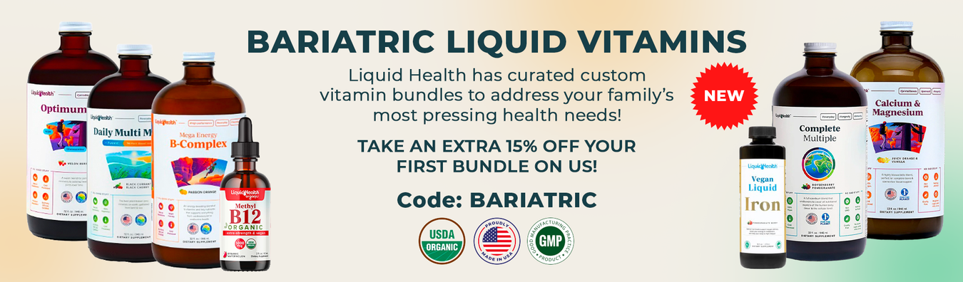 Bariatric Liquid Vitamins for Easy Post-Surgery Nutrition