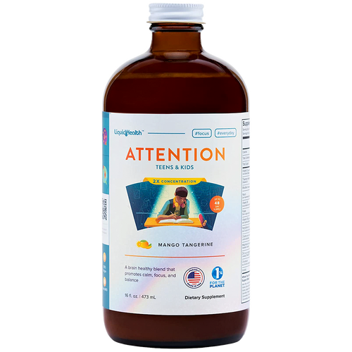 Liquid Attention & Focus Supplement for Kids & Teens