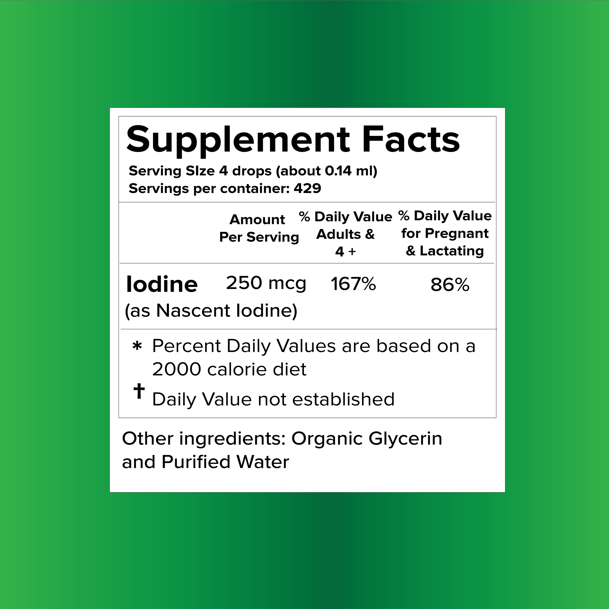 Thyroid Support Powerhouse Vitamin Bundle supplement facts with ingredients