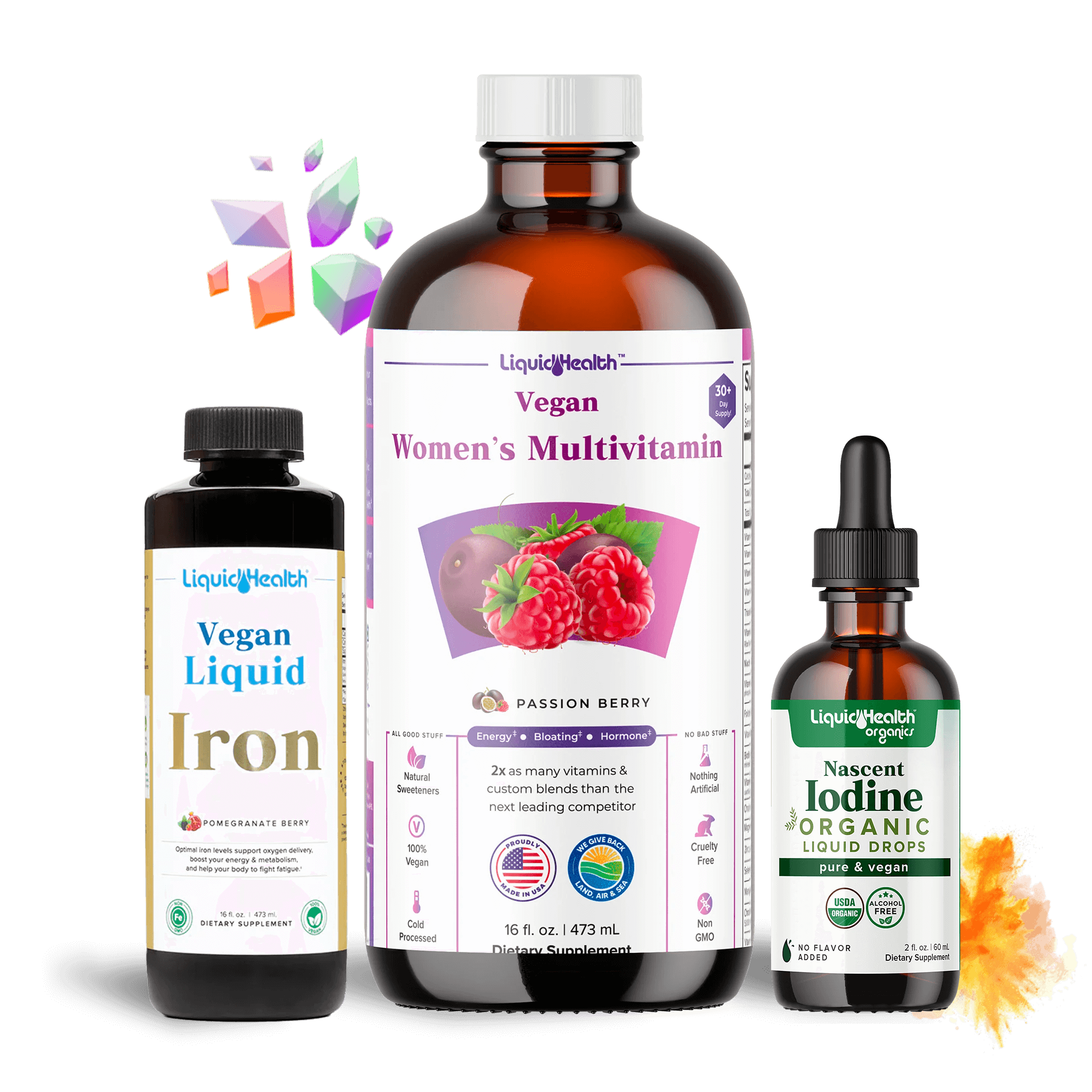 Vegan Women's Liquid Iron Bundle