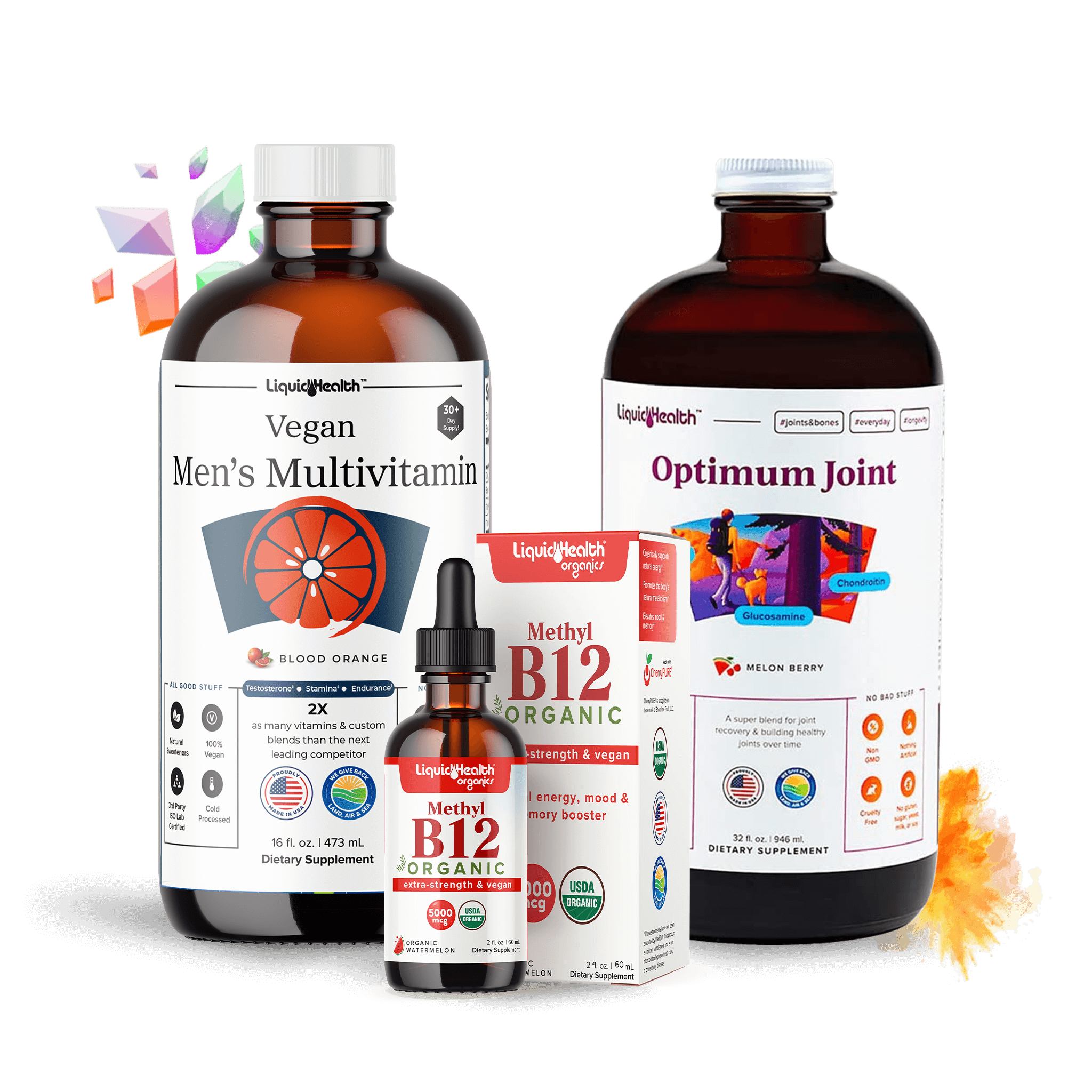 Men's Elite Athlete Liquid Vitamin Bundle