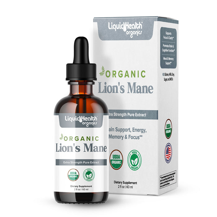 Liquid Health Organic Lion’s Mane Mushroom Drops