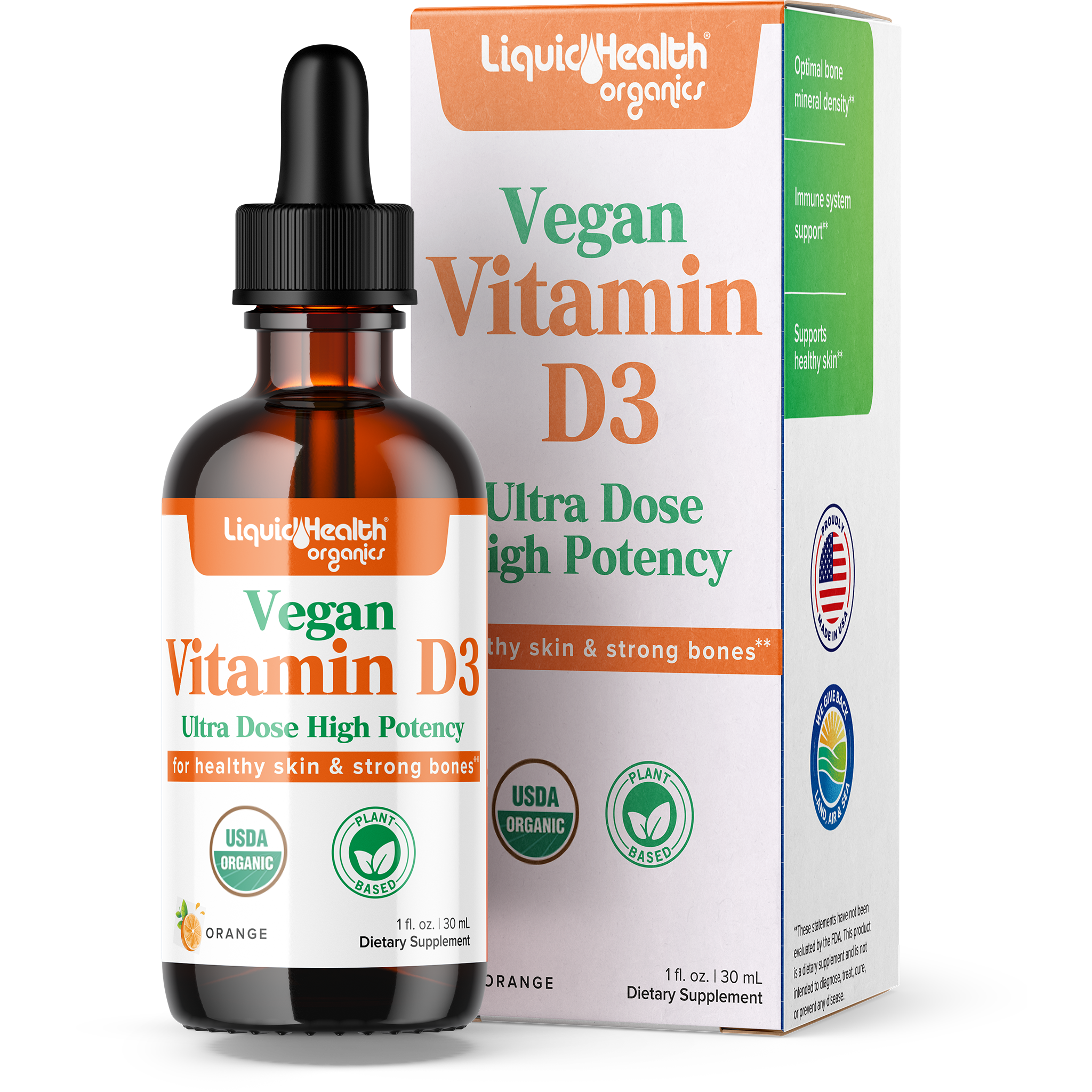 Organic Vegan Bariatric Liquid Vitamin D3