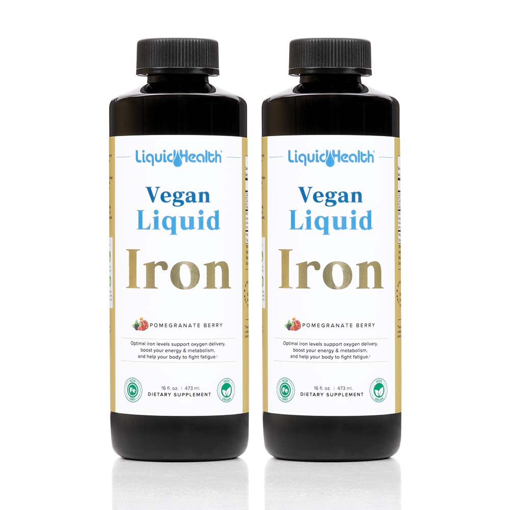 Vegan Liquid High Potency Iron Supplement - Liquid Health 