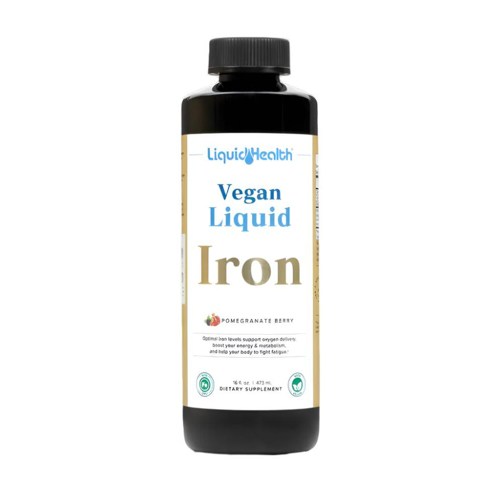 Buy Vegan Liquid High Potency Iron Supplement for Energy — Liquid Health