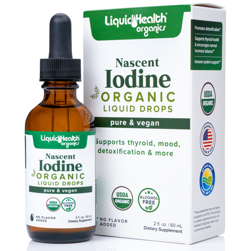 Nascent Iodine Drops (Organic, 250 mcg)