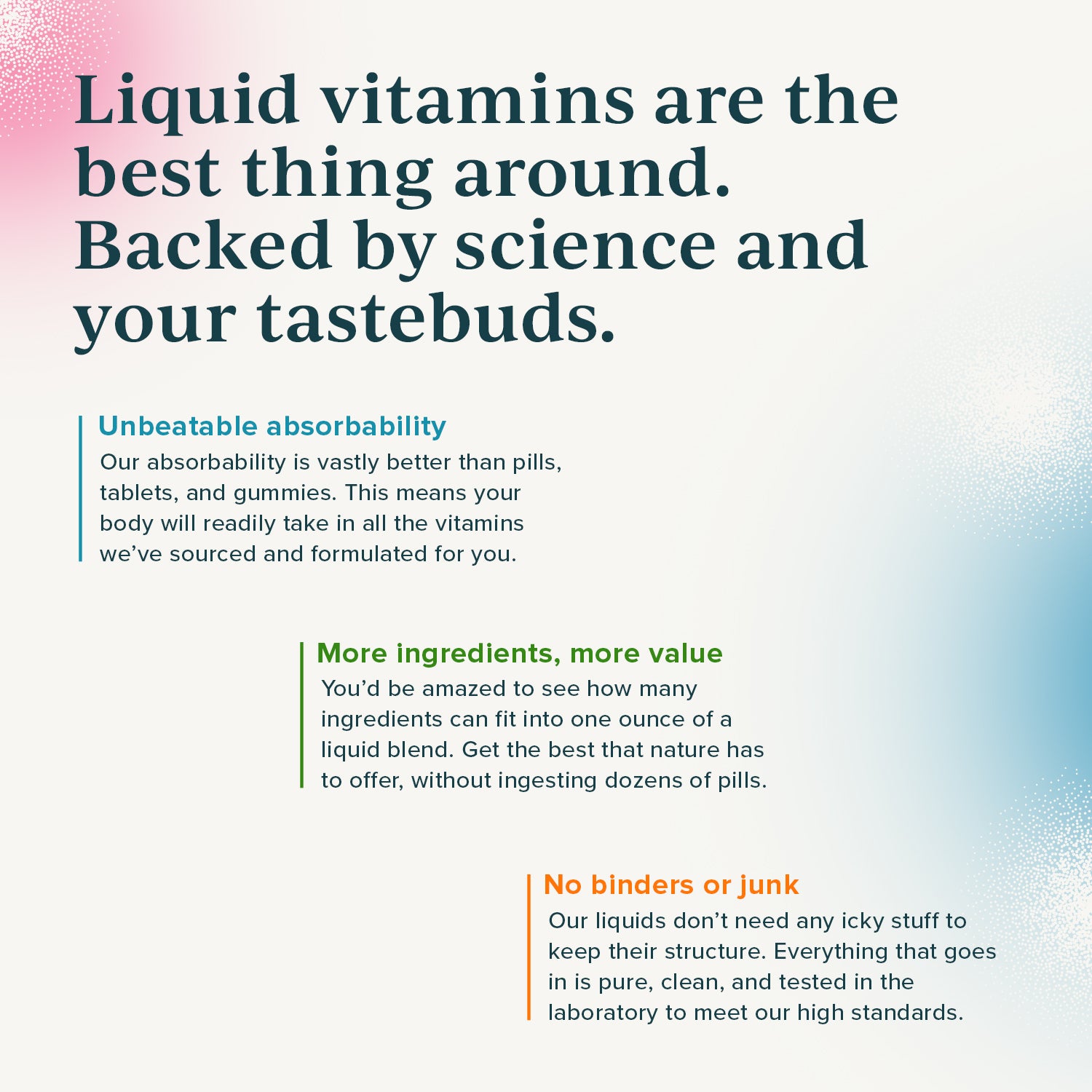 Liquid Health backed by science