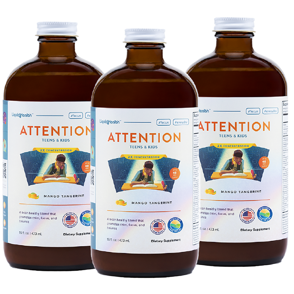 Liquid Health Attention Three  Bottle