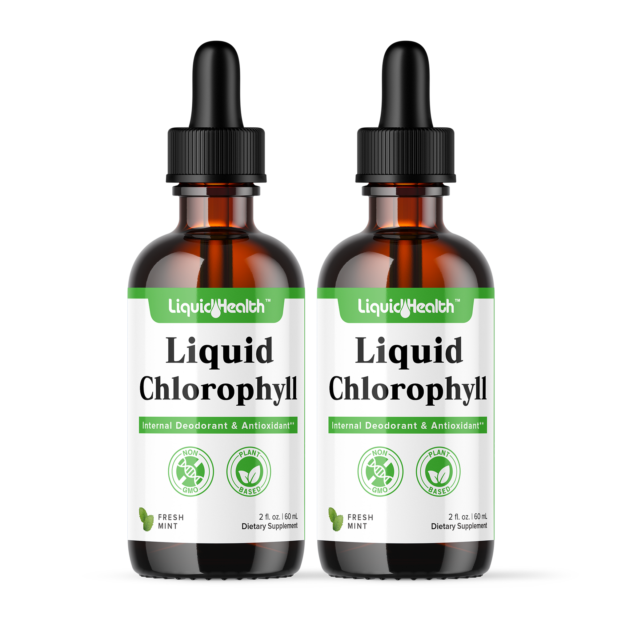Liquid Chlorophyll Drops Internal Deodorizer & Antioxidant Liquid