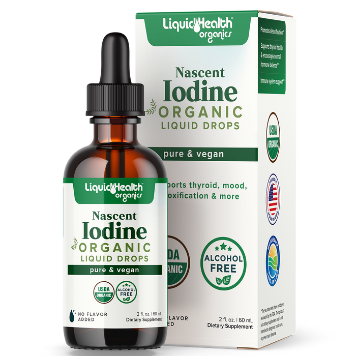 Organic Iodine + Vegan Vitamin D3 Combo Pack