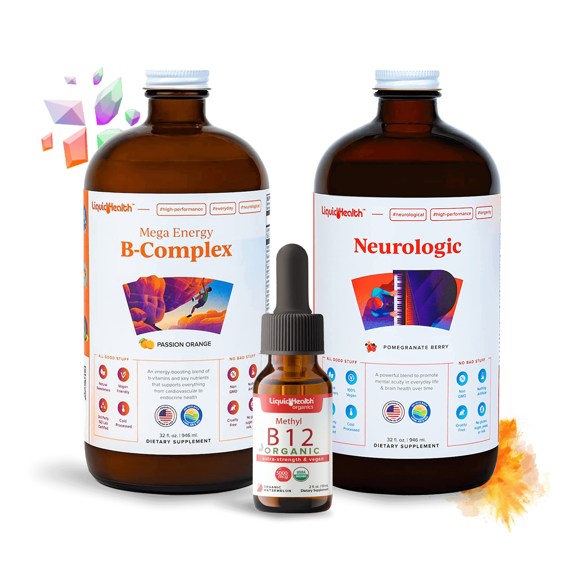 Liquid Health Adult Focus Energy Bundle