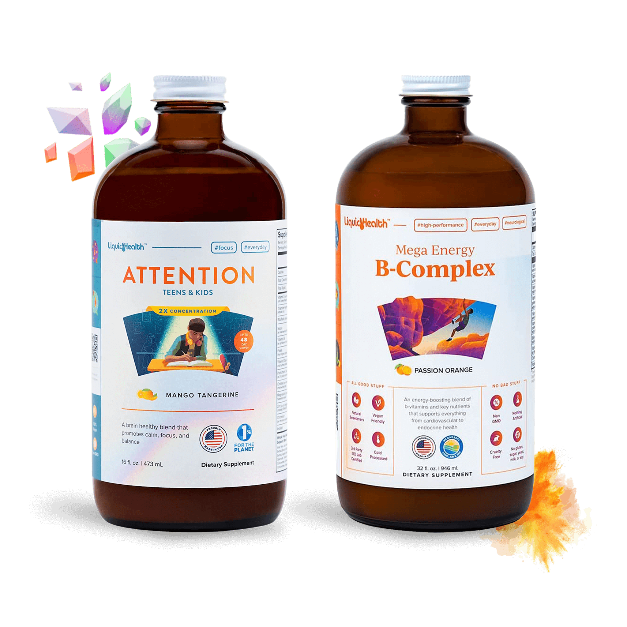 Children's Focus and Energy Vitamin Bundle