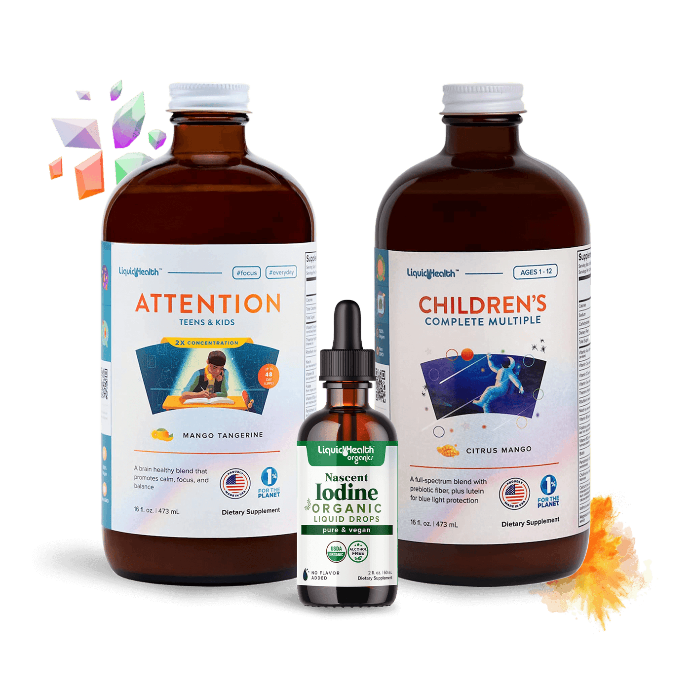 Child Prodigy Health & Focus Liquid Vitamin Bundle — Liquid Health
