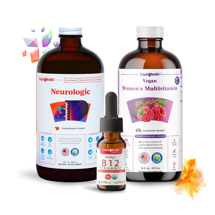 Liquid Health Super Woman Energy Focus Vtamin Bundle