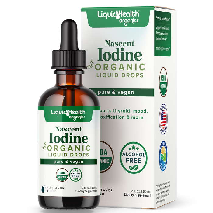 Liquid Health Organic Nascent Iodine Organic Drops