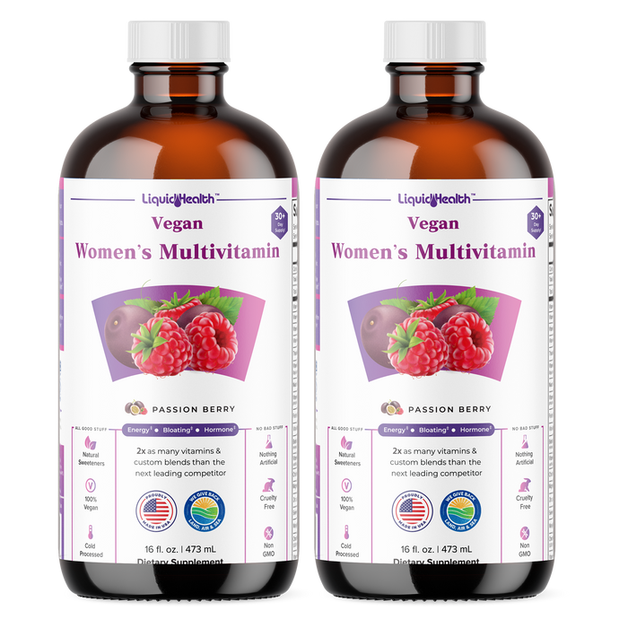 Liquid Health Vegan Women Multivitamin Bottle 2