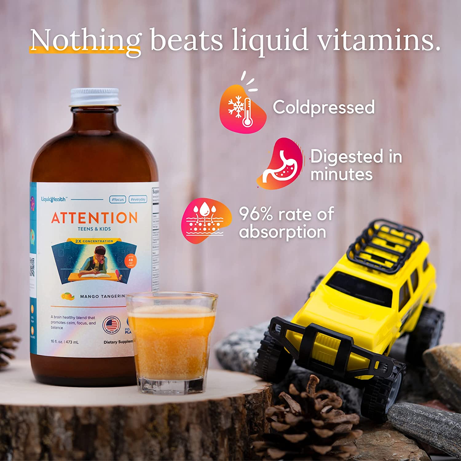 Liquid vitamins absorption comparison vs pills